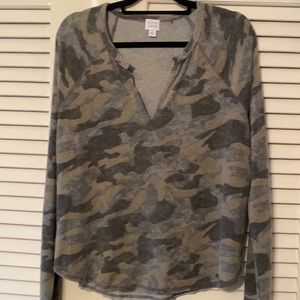 Camo long sleeve shirt